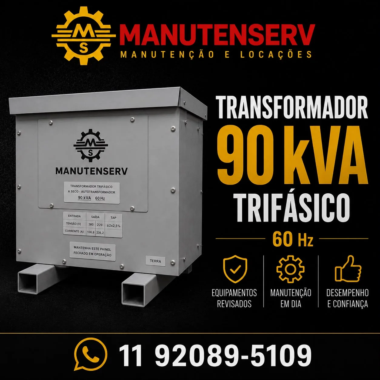 Transformador 90 kVA