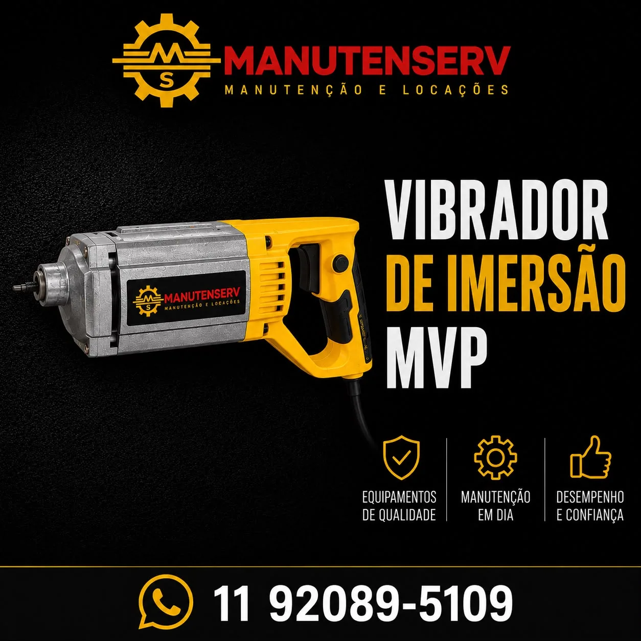 Vibrador de imersão MVP