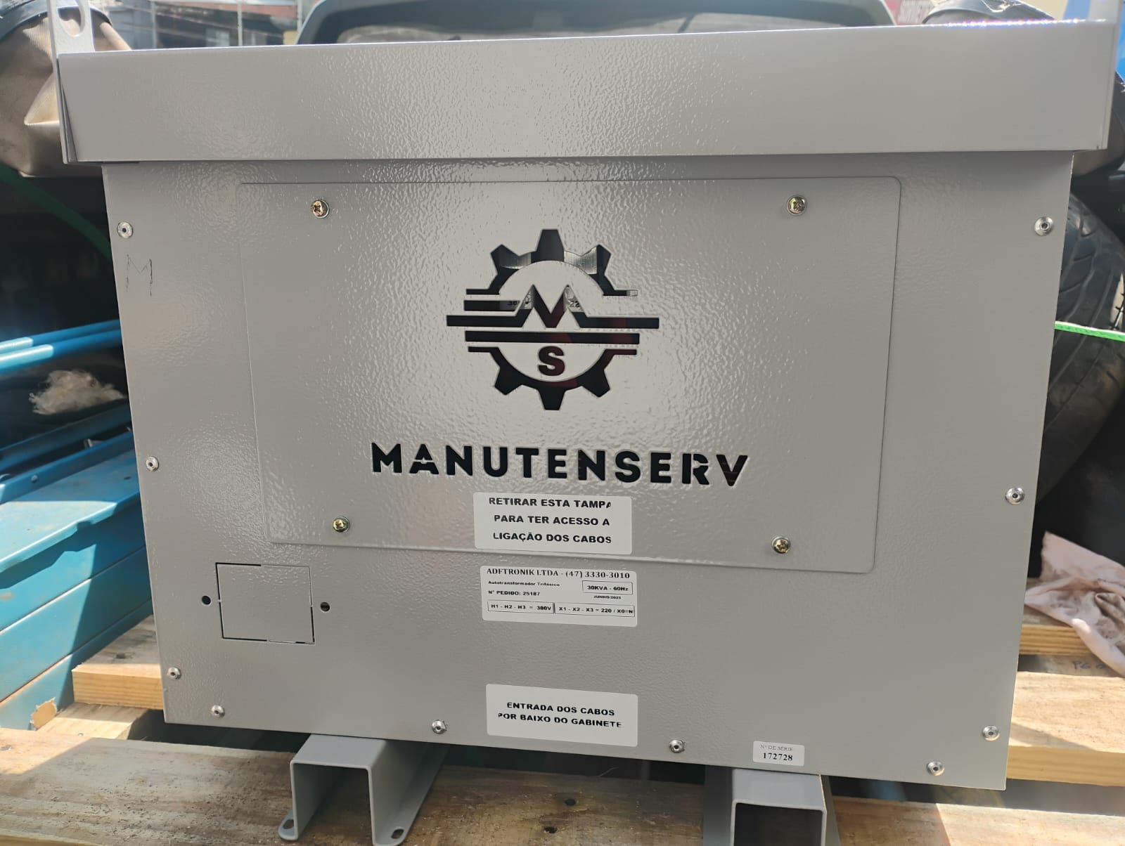 Transformador de Energia 220v/380v e 380v/220v